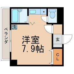 西本丸の内マンションの物件間取画像